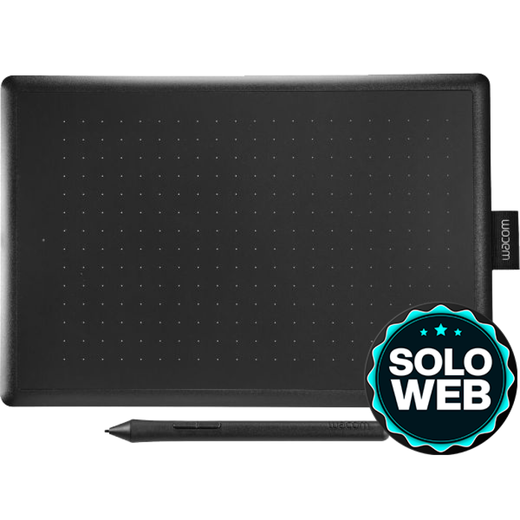 TABLETA GRAFICA WACOM ONE CTL-672K1A USB/2048/8.5"X5.3"/NEGRO/ROJO